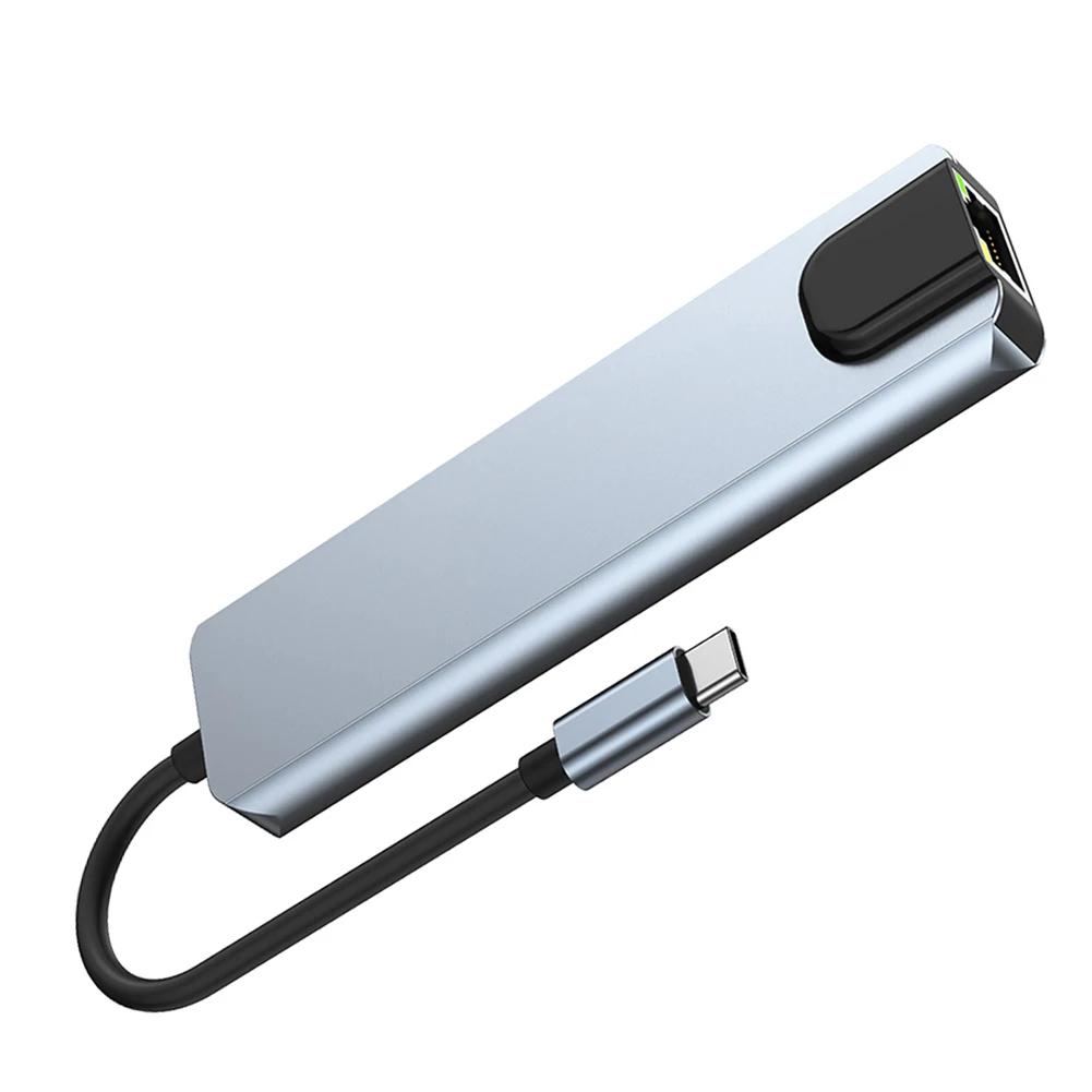 USB-C  Ƽ Ʈ  SD TF ī , ƮϿ HDMI ȣȯ, 5, 6/8  1, USB 2.0, 3.0 Ʈ, 100M, ⰡƮ RJ45, 4K, 30Hz